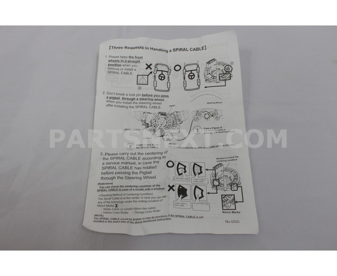 Toyota Cable Sub Assy Spiral