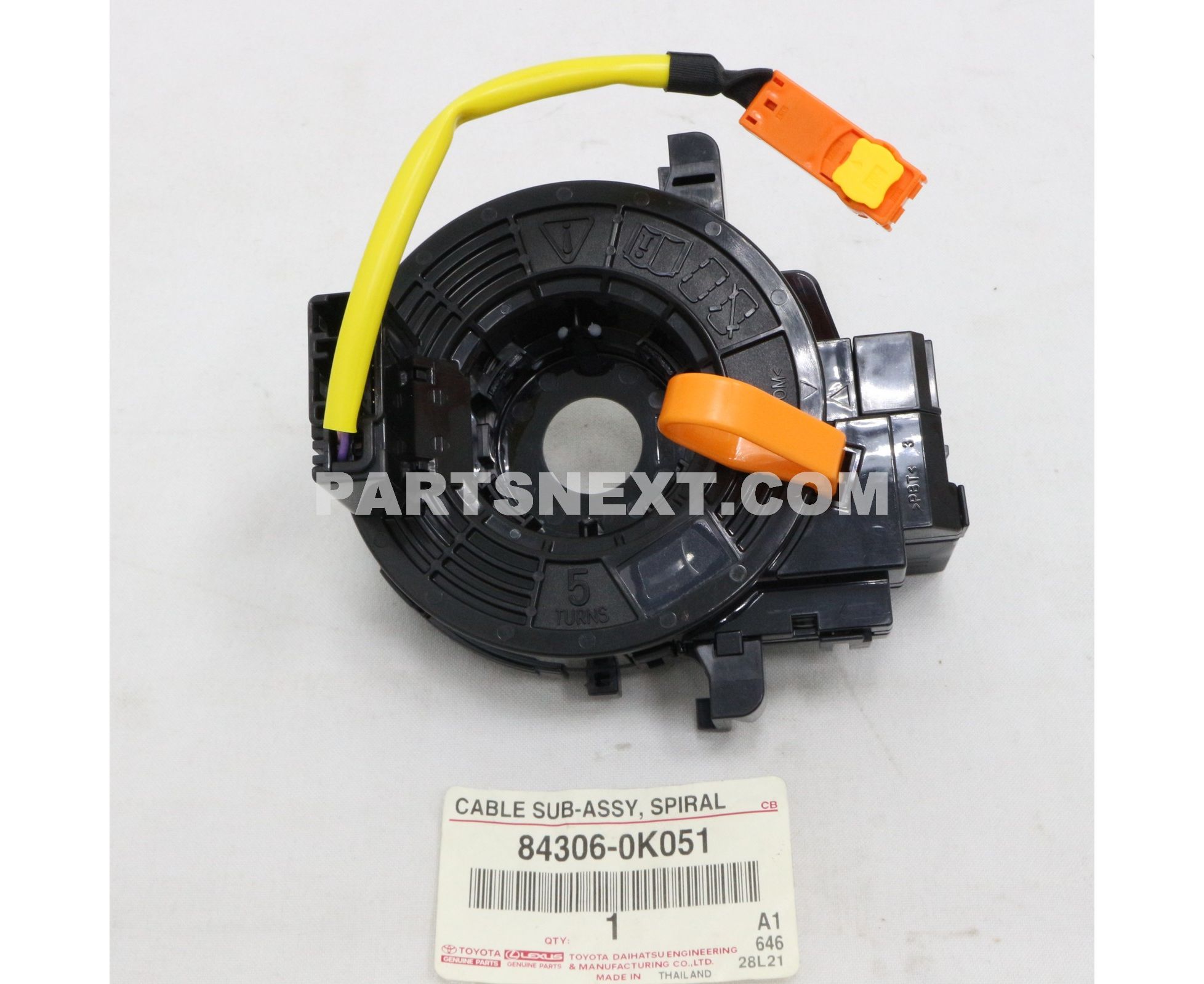 Toyota 84306 0K051 CABLE SUB ASSY SPIRAL