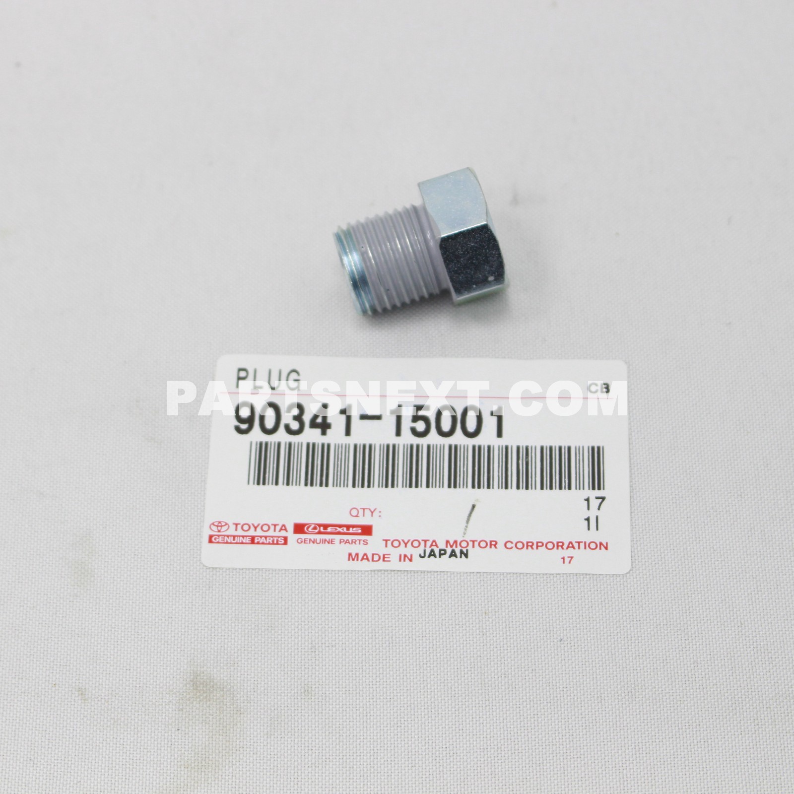 Toyota :: 90341-15001 PLUG, SHIFT DETENT BALL SPRING