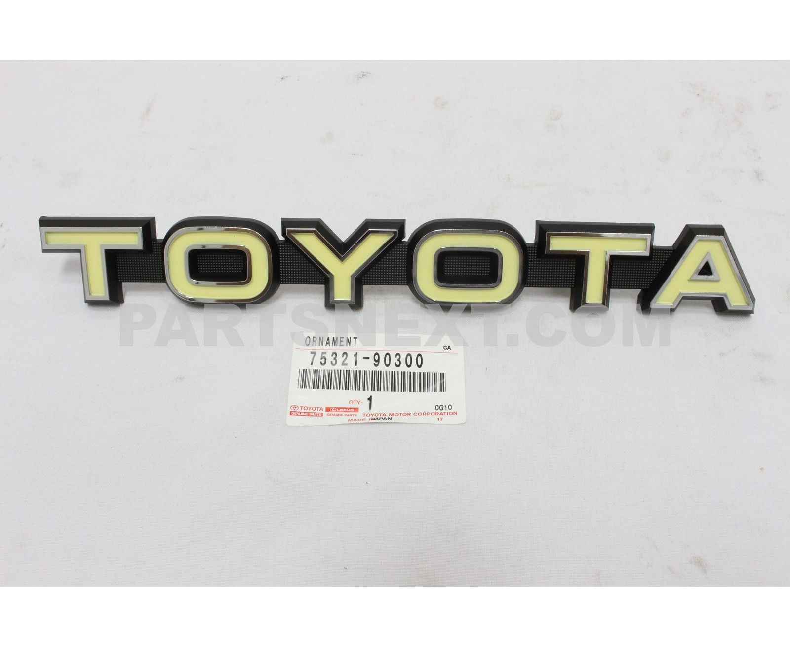 Toyota :: 75321-90300 PLATE ASSY, FRONT PANEL