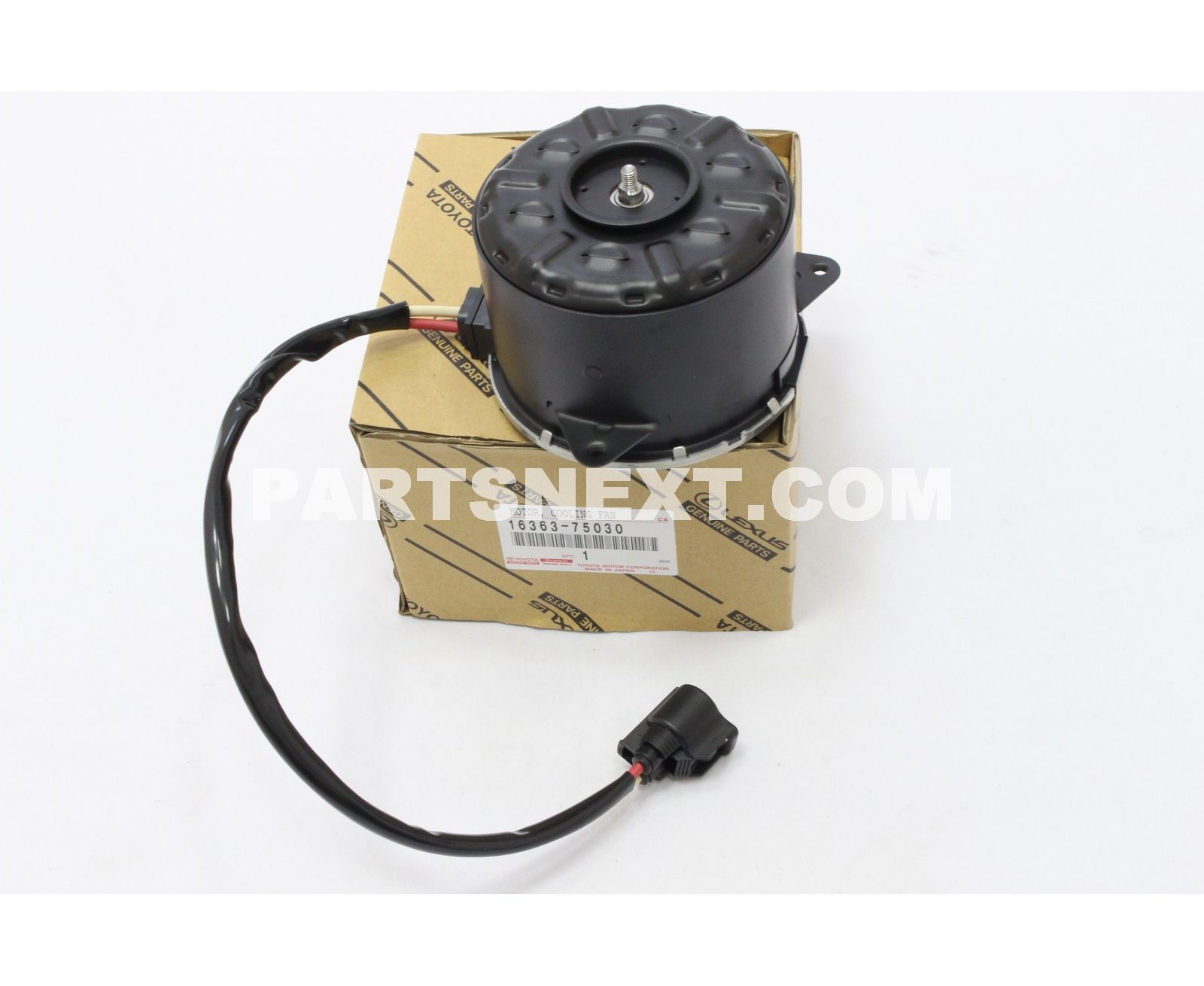 Toyota :: 16363-75030 MOTOR, COOLING FAN